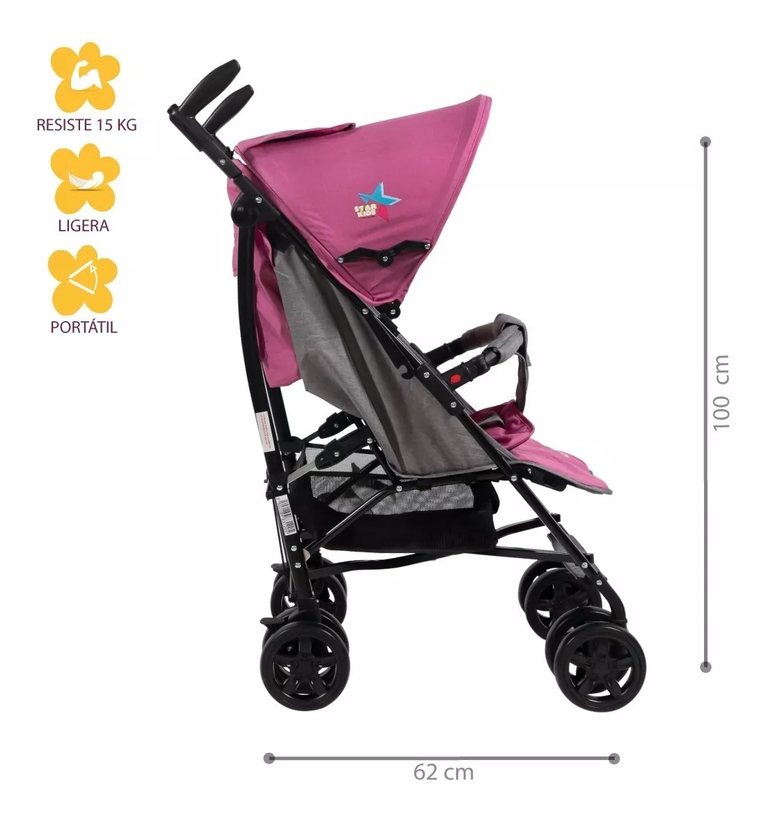 Carriola Antares Rosa9